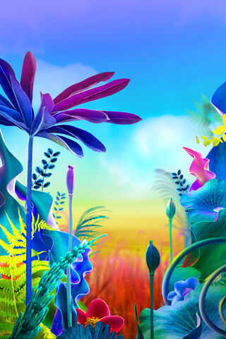 Vibrant Nature: The LG G Pad Experience 🌼🌈