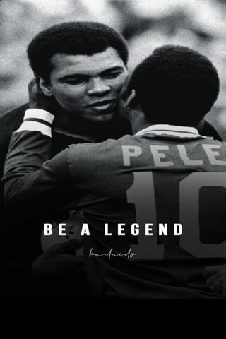 Icons of Greatness: A Legendary Embrace