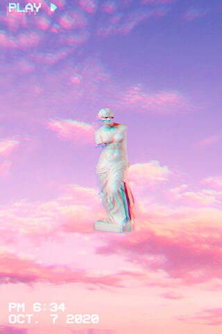 Dreamy Lofi Vibes: The Floating Statue