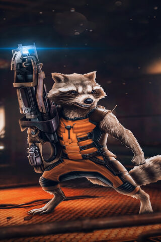 Raging Raccoon: The Galactic Guardian 🚀