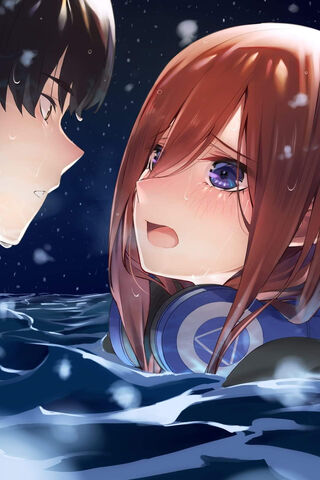 Miku Nakano: A Moment of Connection 🌊💖