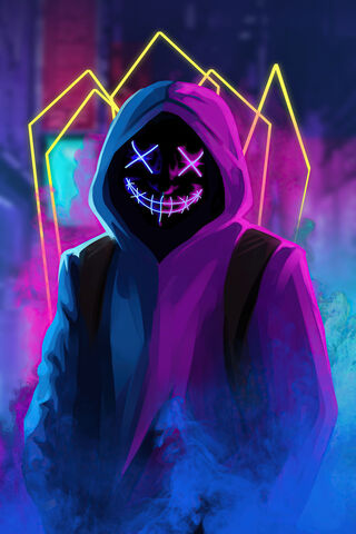 Mask Neon Guy