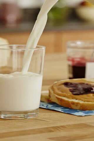 Pouring Joy: The Perfect Milk Moment 🥛✨