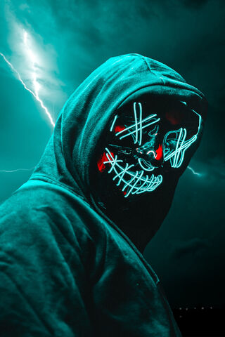 Electric Shadows: The Masked Enigma ⚡️👤