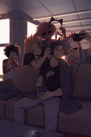 Friendship Goals: A Cozy Moment with MHA Heroes 🌟