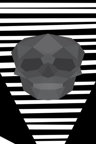 Geometric Elegance: The Modern Skull