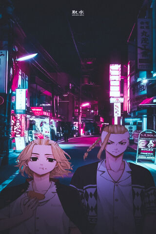 Neon Nights in Tokyo: Mikey & Draken's Adventure 🌆✨