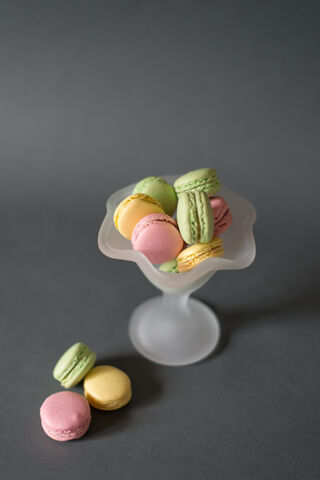 Sweet Delights: A Colorful Macaron Medley 🍬