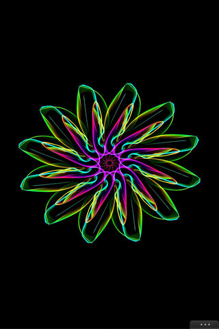 Radiant Neon Blossom 🌸✨