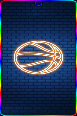 Neon Basketball Frame