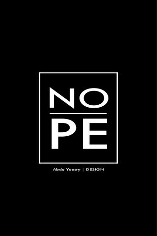 The Power of NOPE: A Bold Statement