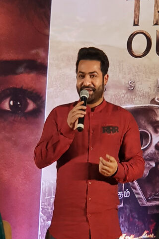 NTR's Charismatic Presence at the Event 🎤✨