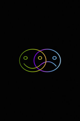 Neon Emotions: The Duality of Feelings 🌈😢