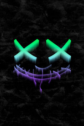 Glow of the Neon Mask 🎭✨