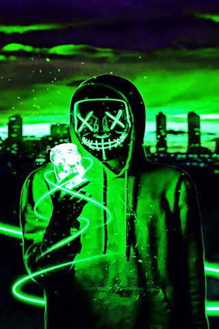 Neon Man Green Purge