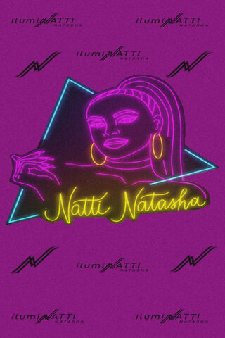 Neon Vibes: Natti Natasha Shines Bright! 🌟