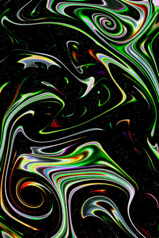 Galactic Glow: A Dance of Colors