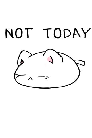 Cuddle Up and Chill: Not Today! 🐾