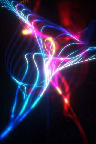 Electric Dreams: The Dance of Neon Strings
