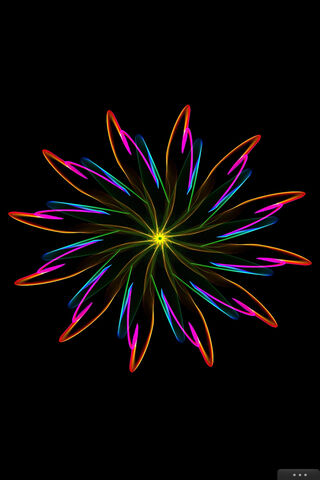 Radiant Neon Blossom 🌸✨