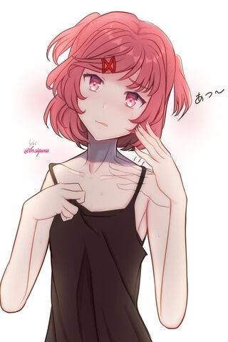 Natsuki's Moment of Reflection 🌸