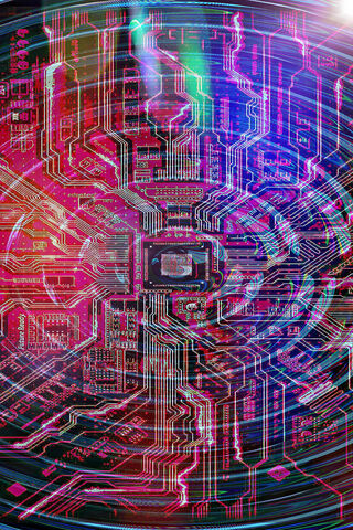 Neon Circuit Symphony 🎶✨