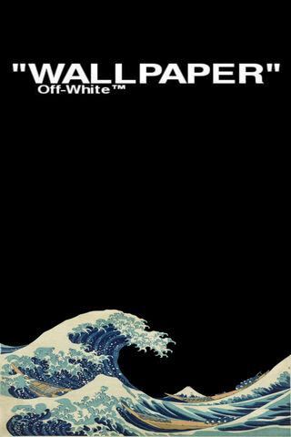 Waves of Style: Off-White Wallpaper 🌊✨