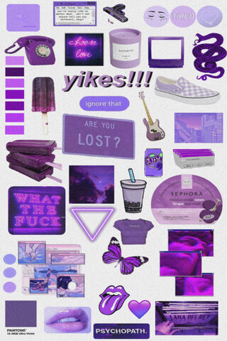 Violet Vibes: A Dreamy Collage 🌌💜
