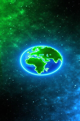 Glowing Blue Gem: Our Planet Earth 🌍✨