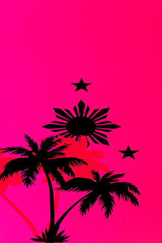 Tropical Vibes: A Modern Take on the Philippine Flag 🇵🇭🌴