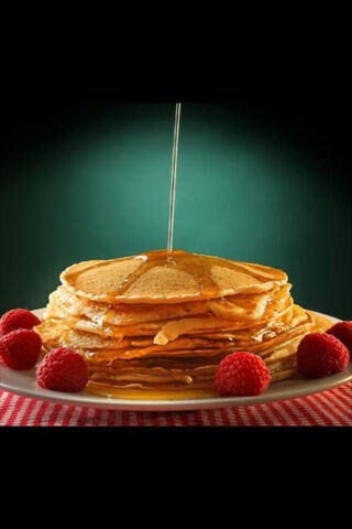 Stacked Sweetness: Pancake Paradise 🥞🍯