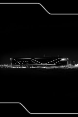 The Heart of Raider Nation: Allegiant Stadium at Night 🌙🏟️
