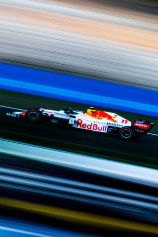 Speeding into Victory: RB16B Checo Pérez in Action! 🏎️💨