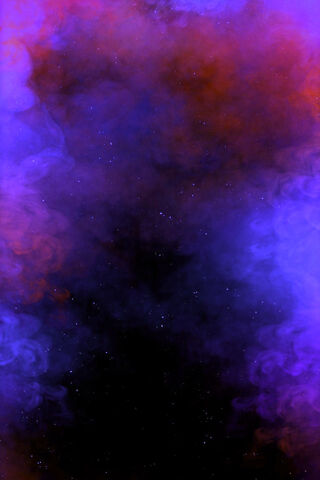 Cosmic Dance of Red and Blue 🌌✨