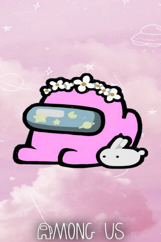 Cosmic Cuteness: Among Us Meets Rengoku