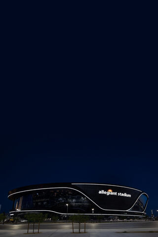 Home of the Raiders: Allegiant Stadium Under the Night Sky 🌌🏟️