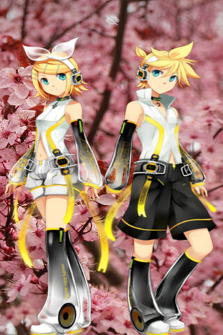 Spring Harmony: Rin and Len in Bloom 🌸🎶
