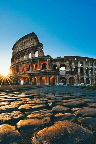 Eternal Glory: The Colosseum at Dusk 🌅🏛️