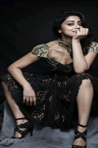 Elegance in Black: Shriya Saran's Stunning Style