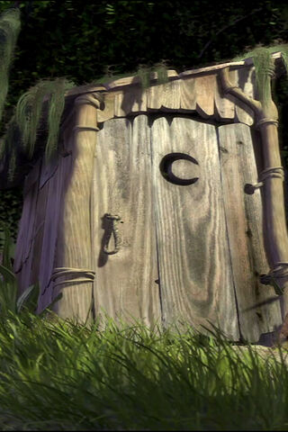Shrek's Quirky Outhouse Adventure 🚽🌳