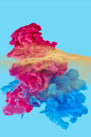 Whispers of Color: A Dance of Smoke and Dust 🌈💨