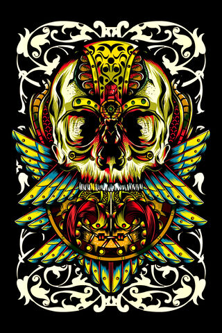 Vibrant Visions: The Art of the Skull