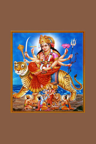 Divine Power of Sherawali Mata 🌺🐅
