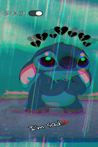 Sad Stitch Wallpaper  Download to your mobile from PHONEKY