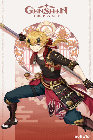 Thoma: The Fiery Protector of Inazuma 🔥⚔️