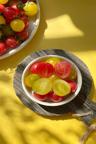 Colorful Cherry Tomato Medley 🍅✨