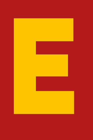 The Bold E: A Statement in Color