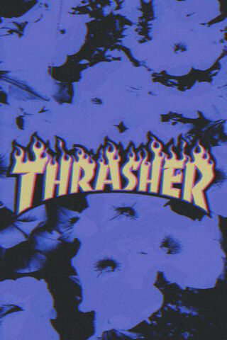 Flames of Style: THRASHER Vibes 🔥🌸