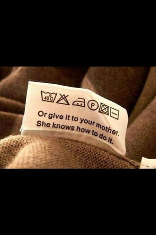 Mother Knows Best: The Laundry Tag Wisdom