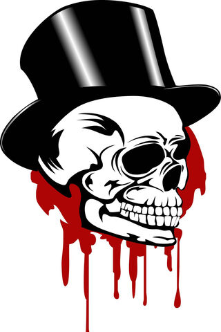 Dapper Death: The Top Hat Skull